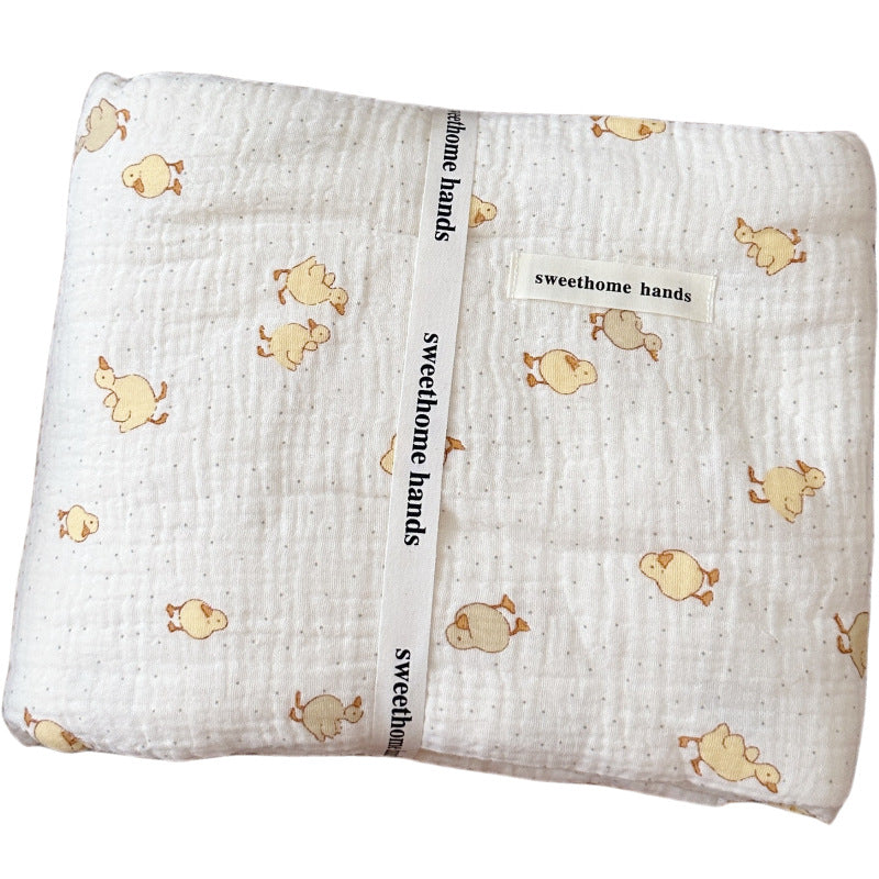 Unisex Mull-Decke mit niedlichem Bärenmotiv Brehn