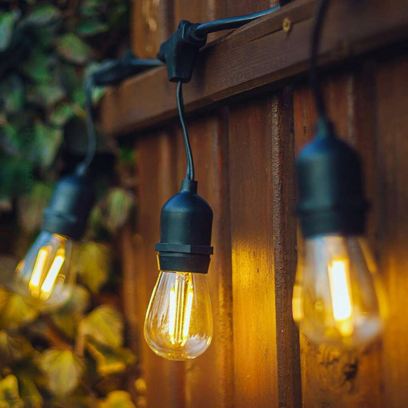Vintage LED-Glühlampen-Globus-Lichterkette Außenbereich Patio Bulb Girlande Brehn