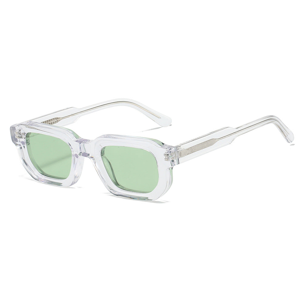 Damen moderne Sonnenbrille mit eckigem Rahmen und UV-Schutz Brehn