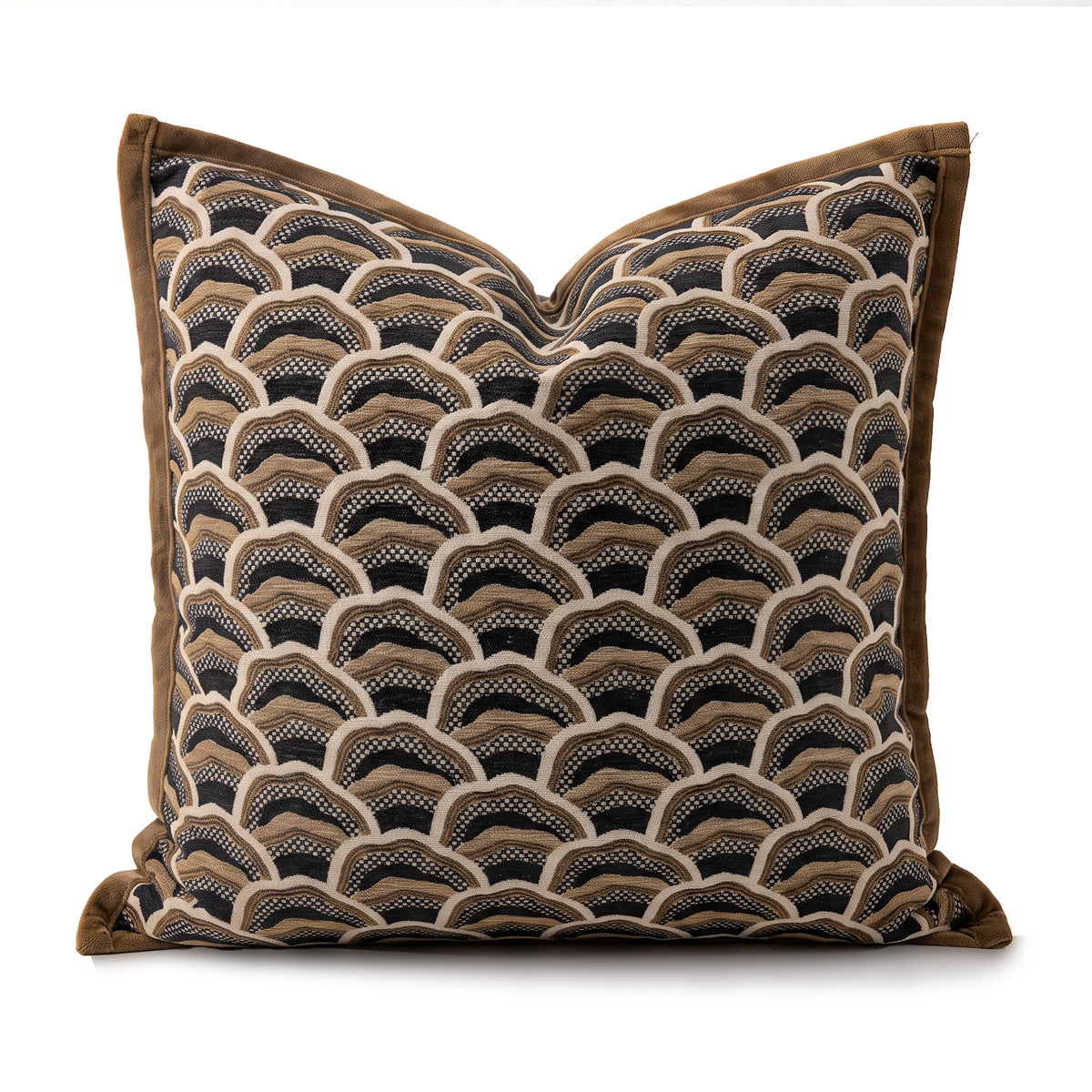 Dekoratives Kissen im modernen Patchwork-Stil
