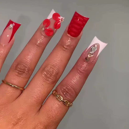 Künstlerische Luxus Press-On Nagelverlängerungen Brehn