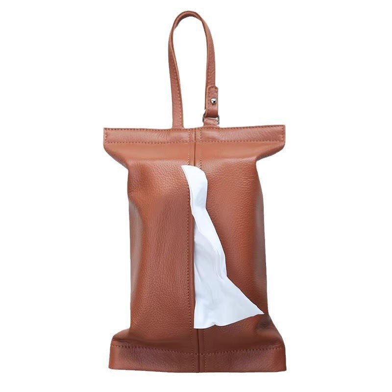 Stylischer Leder Taschentuchhalter Brehn