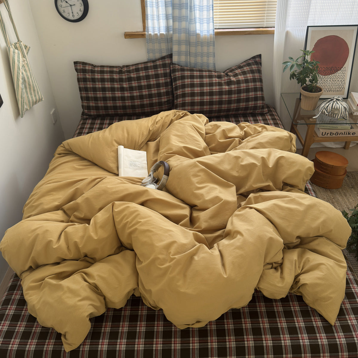 Extra-fluffige Daunen-Alternative Komfortdecke mit gebürstetem Baumwollbezug & Baffle-Box-Konstruktion