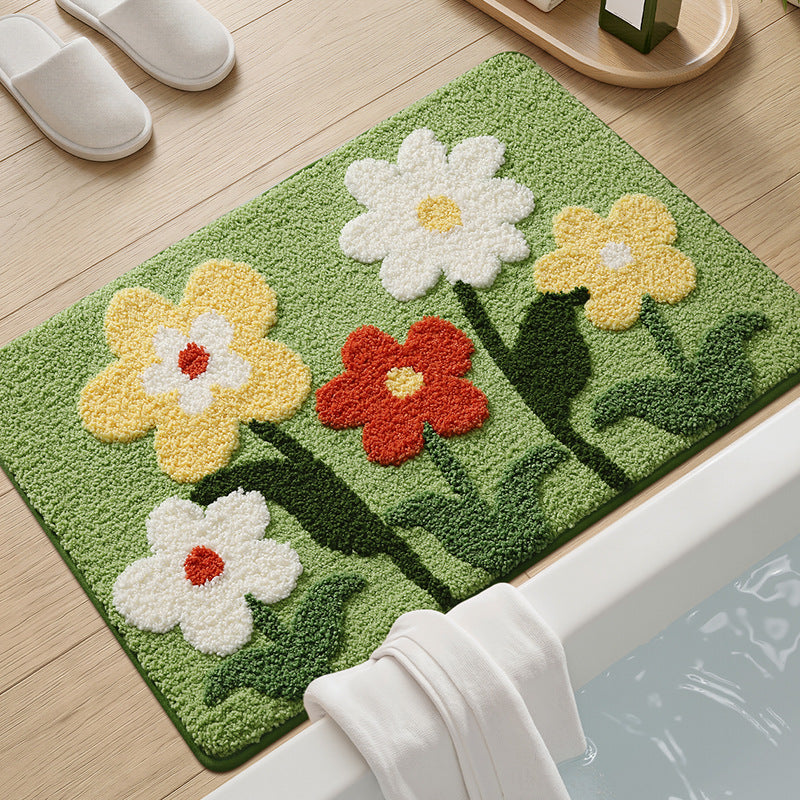 Vintage Floral Badematte Brehn
