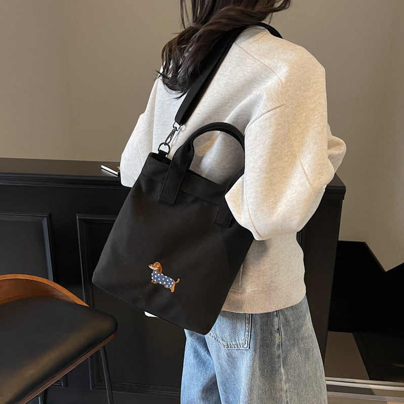 Stylische Canvas-Handtasche Brehn