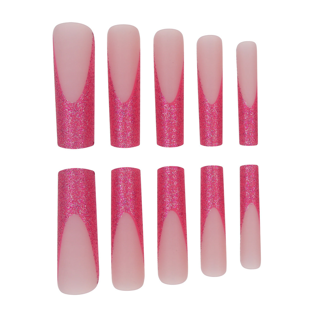 Glitter Stiletto Press-On Nägel Brehn