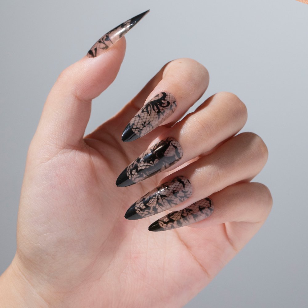 Dekorative Press-On Nagelspitzen Brehn