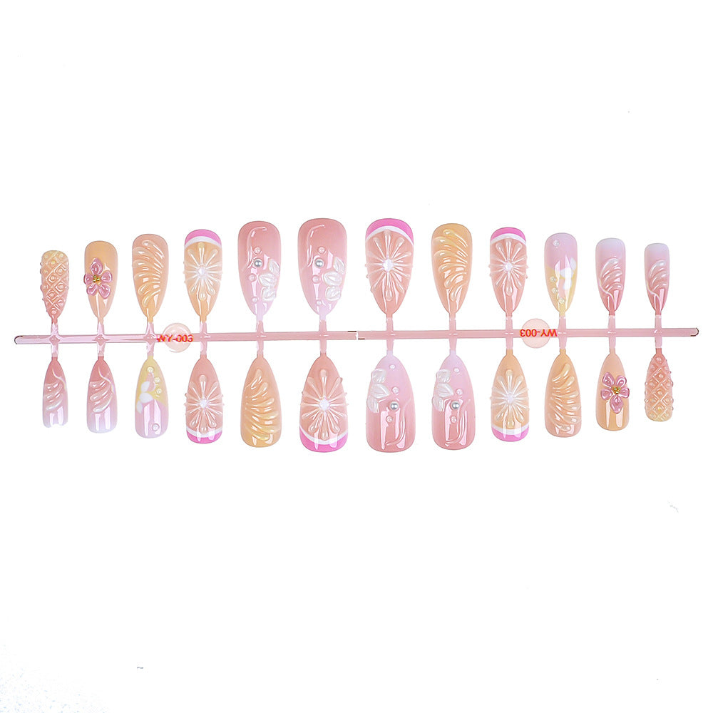 Elegantes Press-On Nagelkunst-Set Brehn