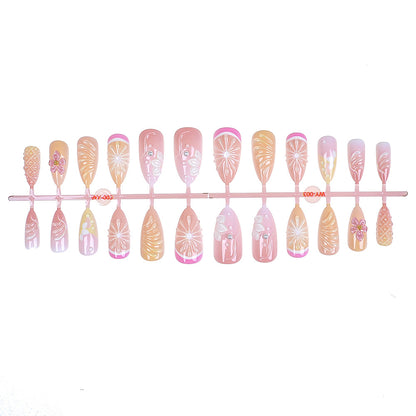 Elegantes Press-On Nagelkunst-Set Brehn