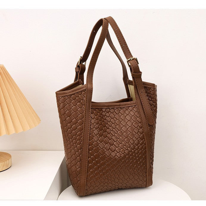 Minimalistische Zip-Top Handtasche Brehn