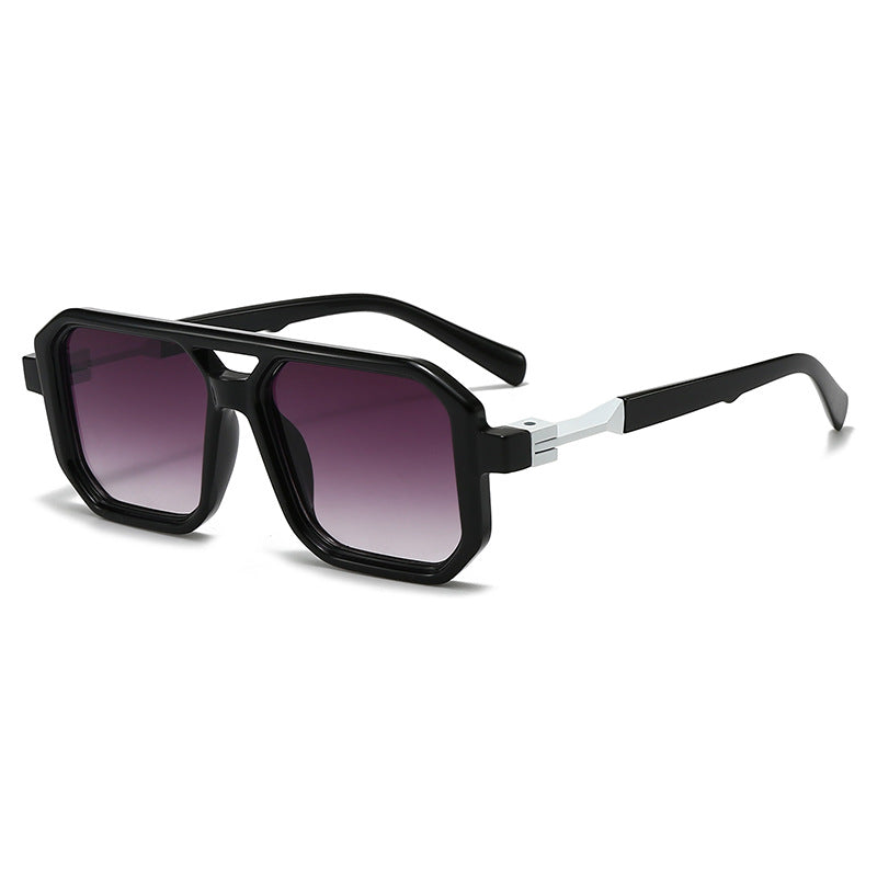 Damen stilvolle oversized Sonnenbrille mit geometrischem Rahmen Brehn