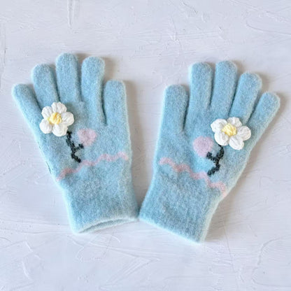 Schmetterlingsverzierte Touchscreen-Handschuhe Brehn