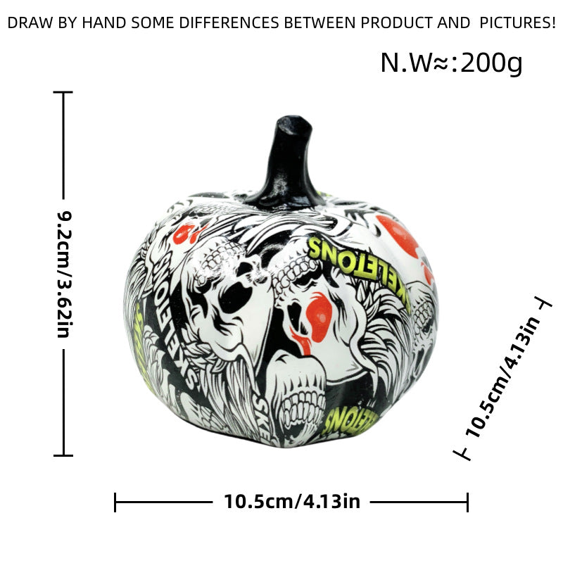 Kunstvolle Halloween Kürbisfigur Brehn