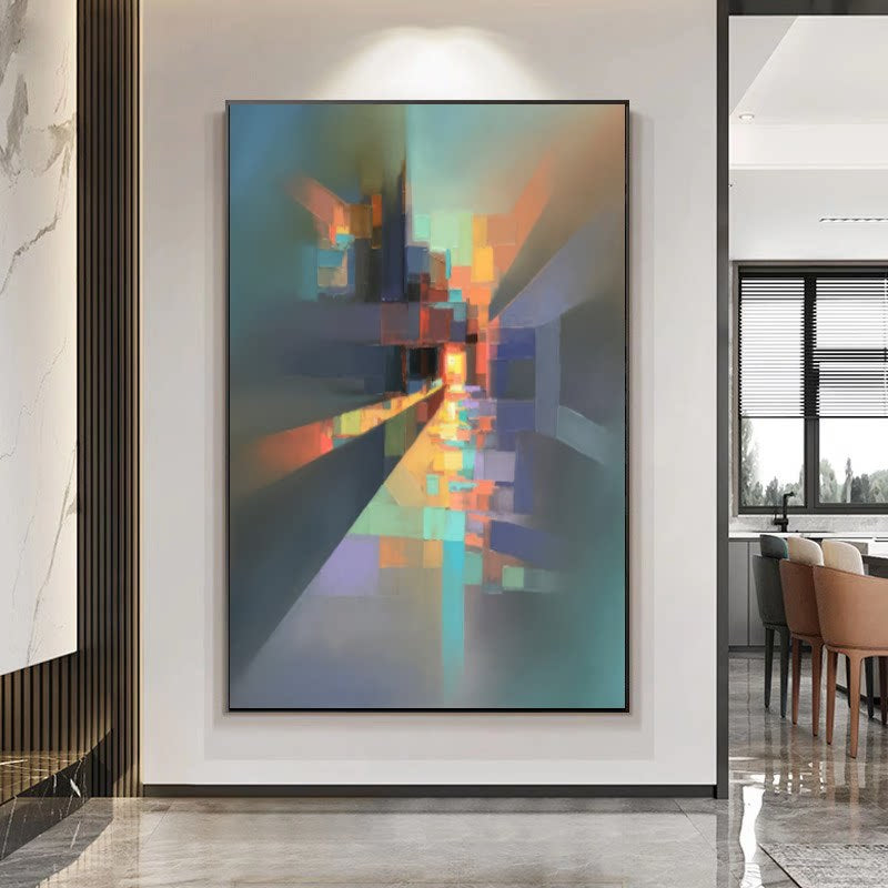 Abstrakte impressionistische Leinwand Wandkunst