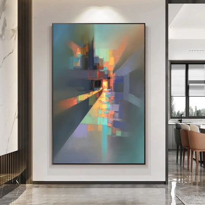 Abstrakte impressionistische Leinwand Wandkunst