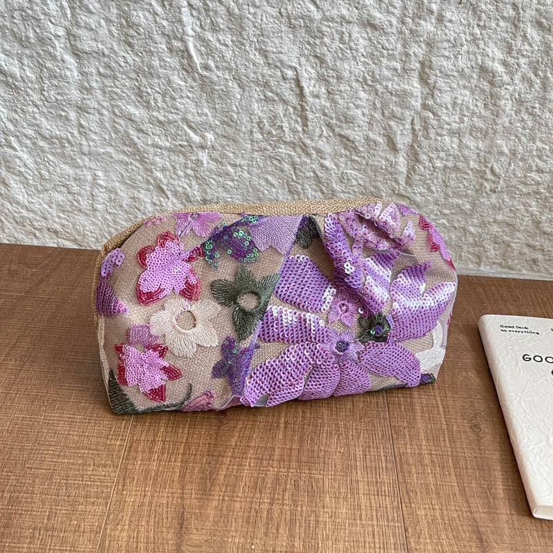WoElegant Pailletten Clutch Tasche Brehn