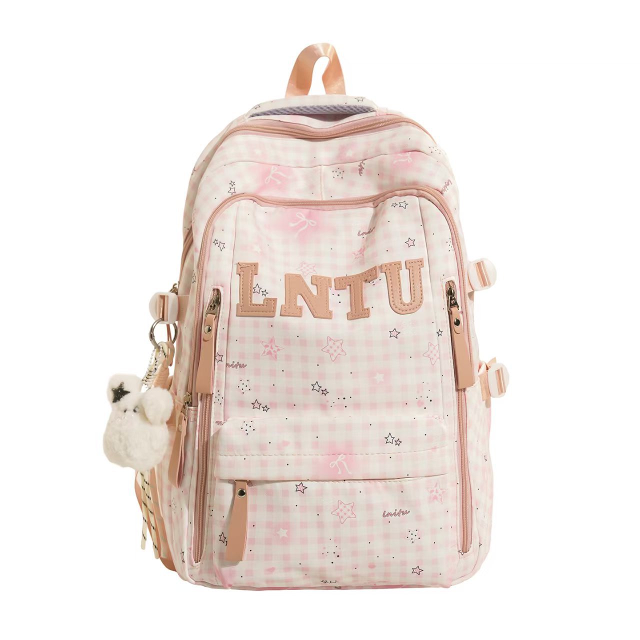 Stylische karierte Rucksack Brehn