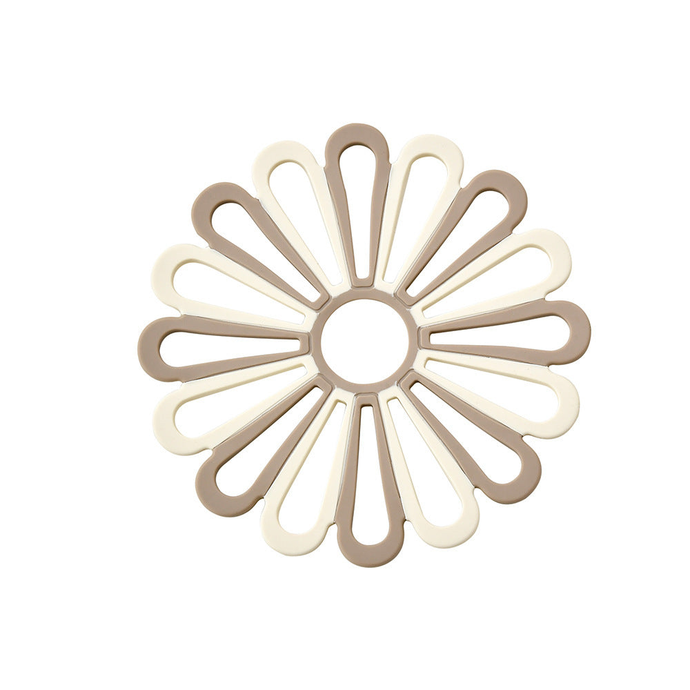 Elegante Silikon-Untersetzer Im Floralen Design Brehn