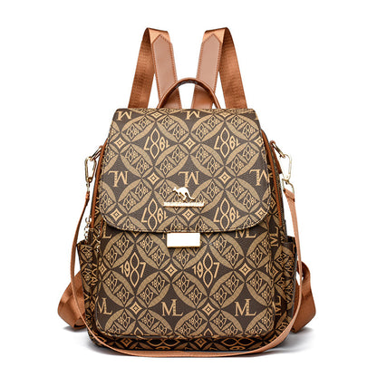 Designer gemusterter Rucksack