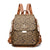 Designer gemusterter Rucksack