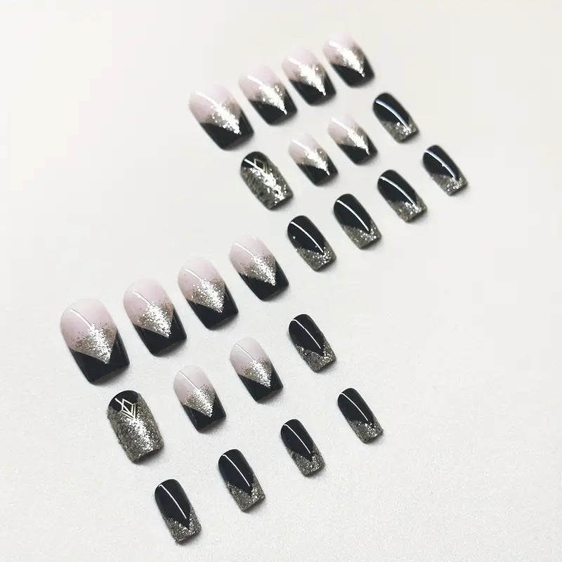 Glamourös Glitter Nagelkunst Brehn