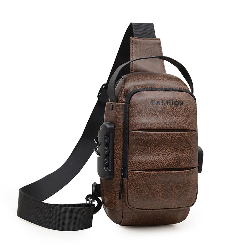 Stylish Umhängetasche aus Leder Brehn