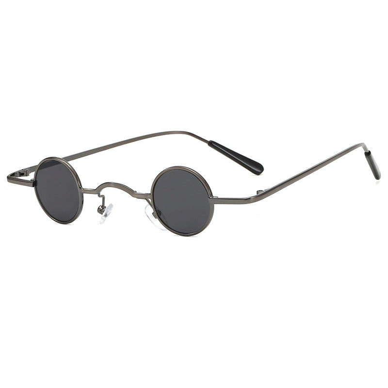 Damen modische runde Brille mit filigranem Metallrahmen Brehn