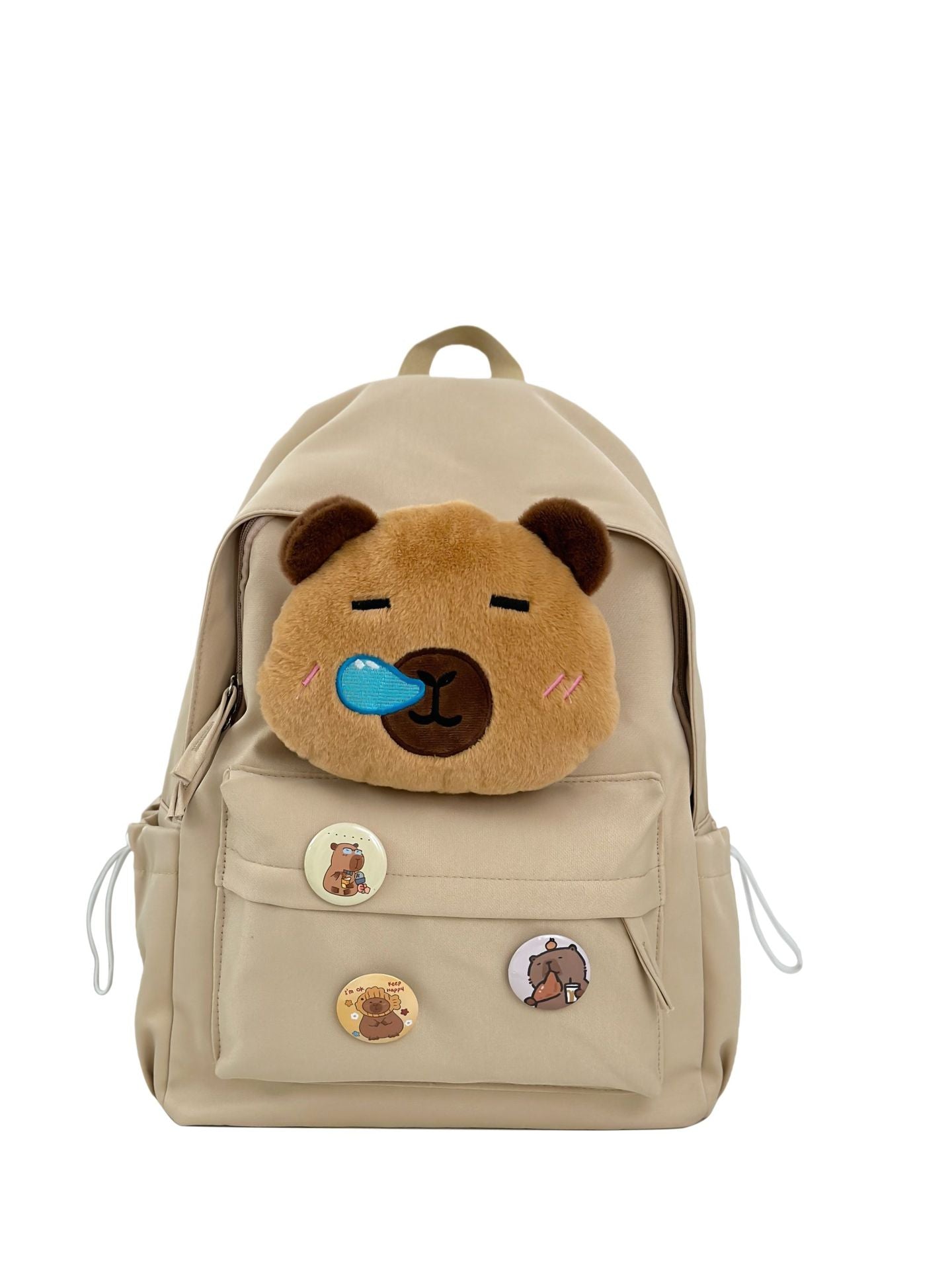 Rucksack mit Kuscheligem Bärenmotiv und Praktischen Fächern Brehn