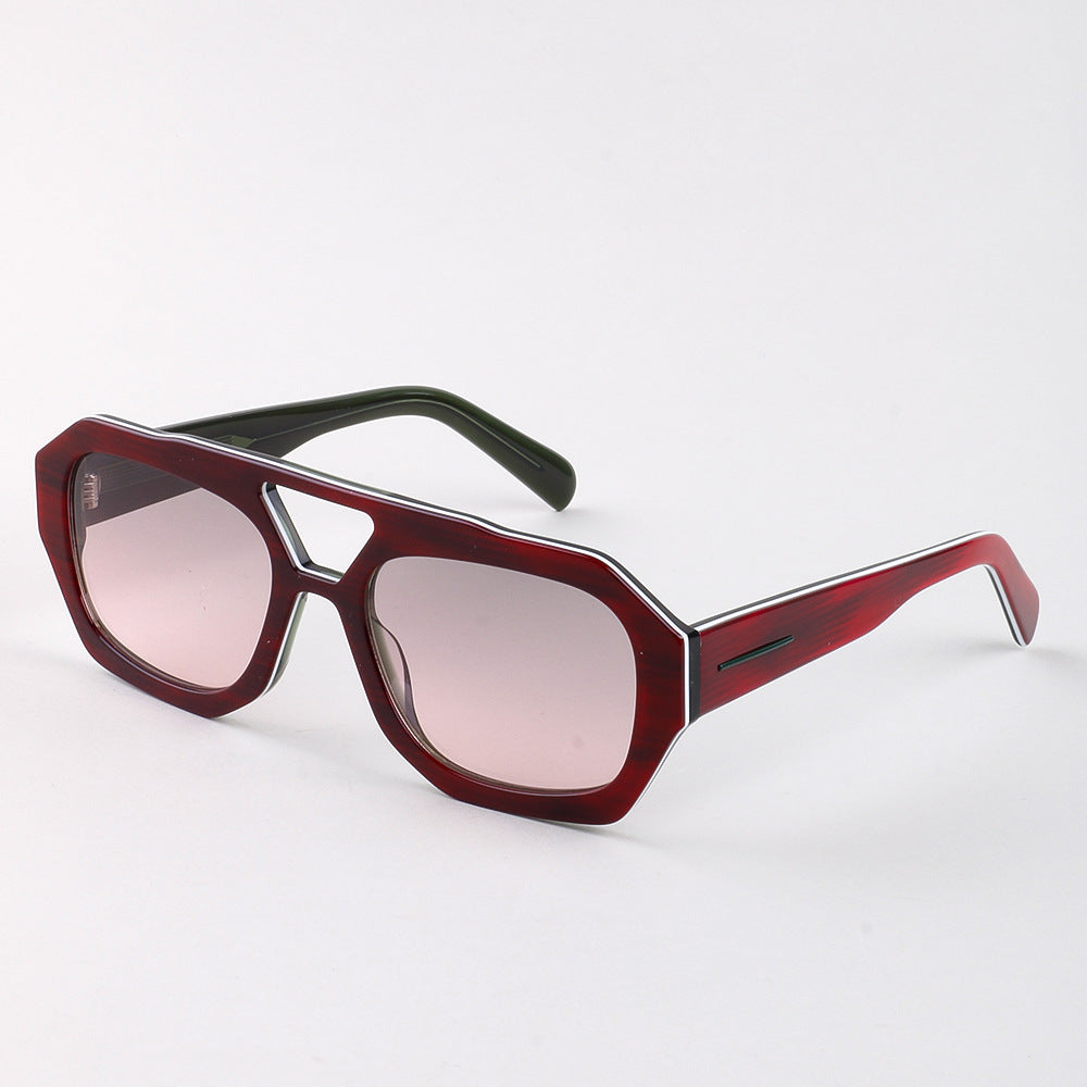 Damen trendige Sonnenbrille im modernen Rahmen-Design Brehn