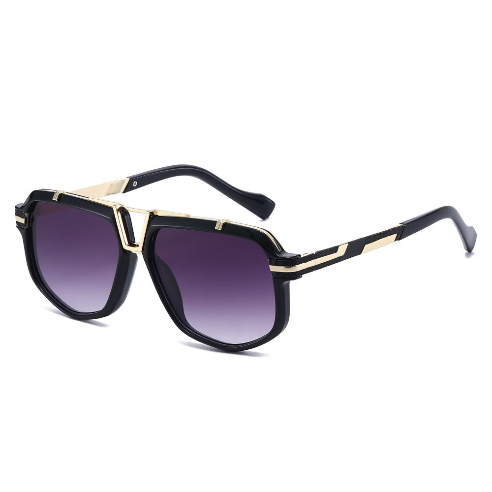 Chic Geometrische Quadratische Rahmen Sonnenbrille Brehn