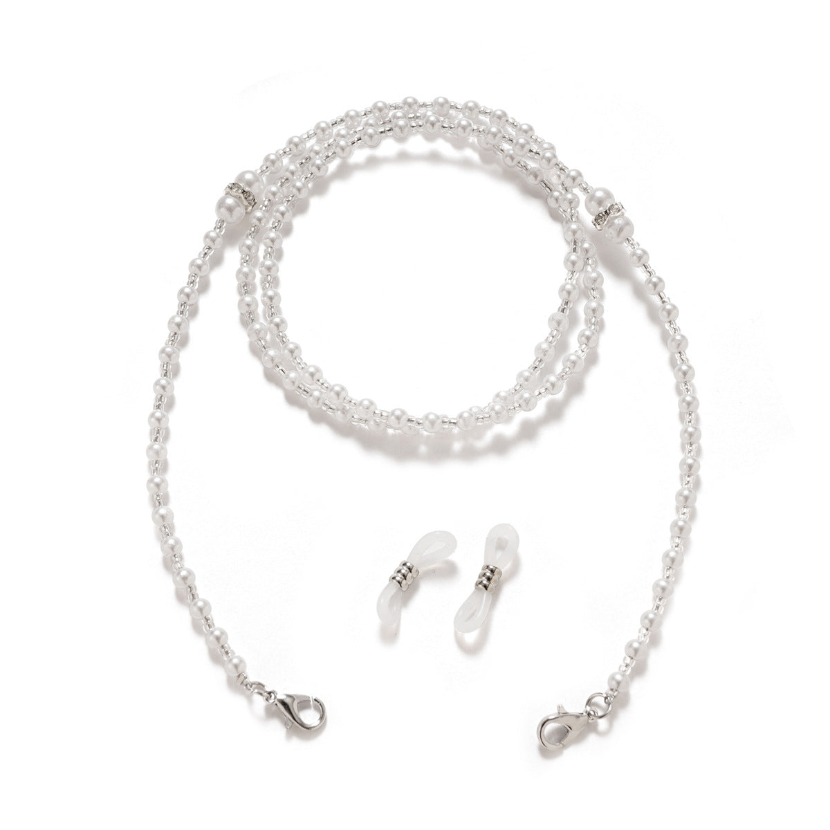 Elegante Perlenverzierte Brillen Kette Brehn