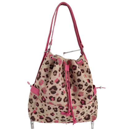 Stilvolle Zugband Eimer Tasche
