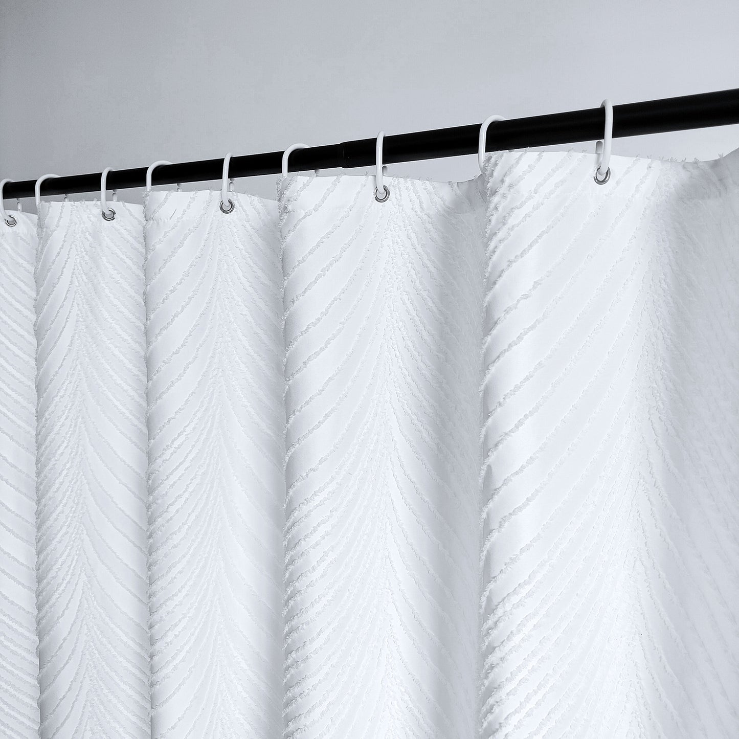 Designer Textured Duschvorhang Brehn