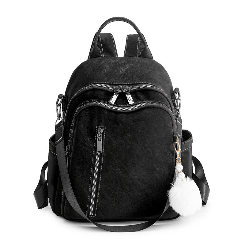 Stilvoller Multi-Taschen Kunstleder Rucksack Brehn