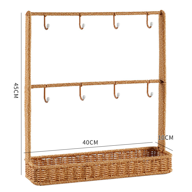 Unisex Vielseitiger Aufbewahrungskorb mit Haken Brehn