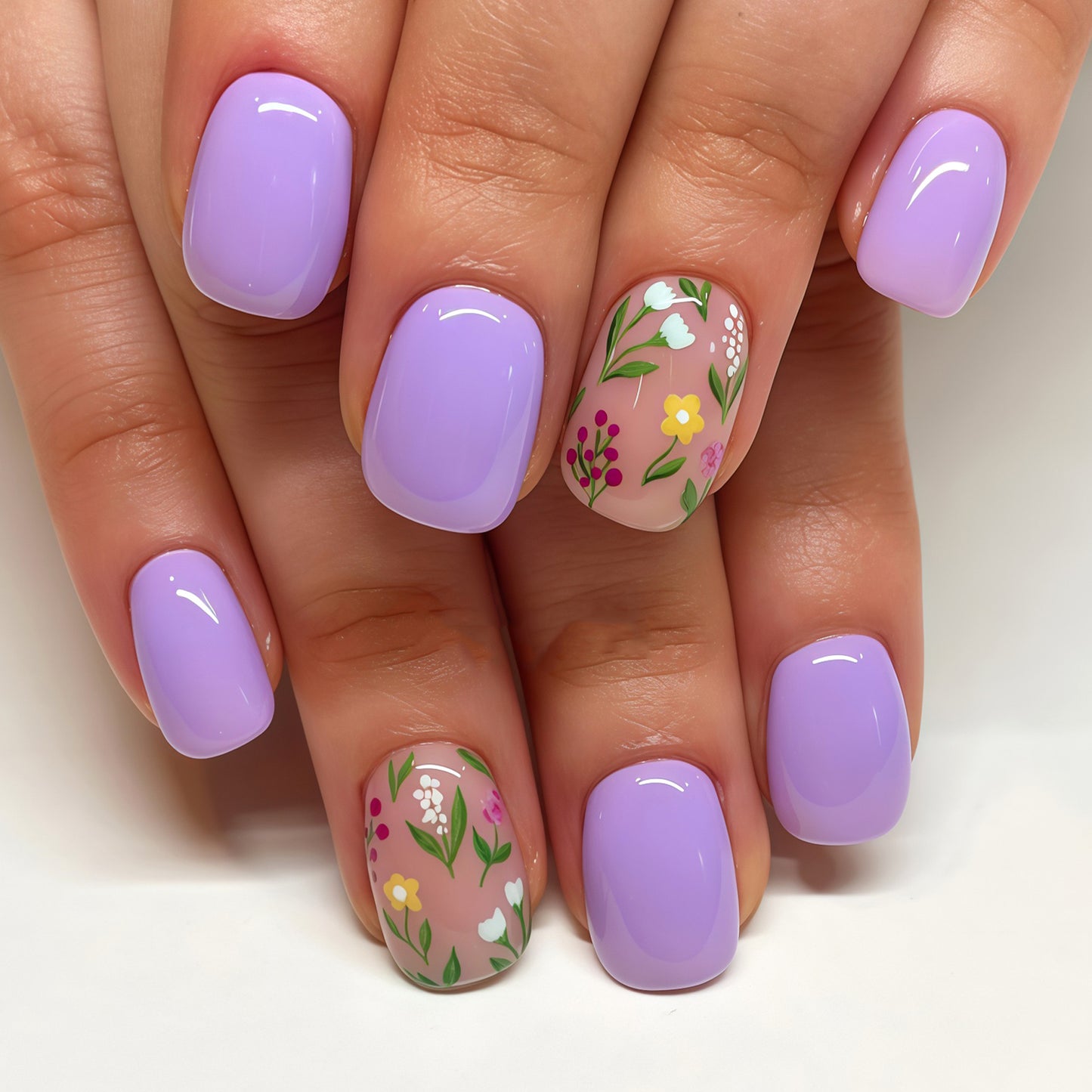 Saisonales thematisiertes Press-On-Nagelkunst-Set Brehn