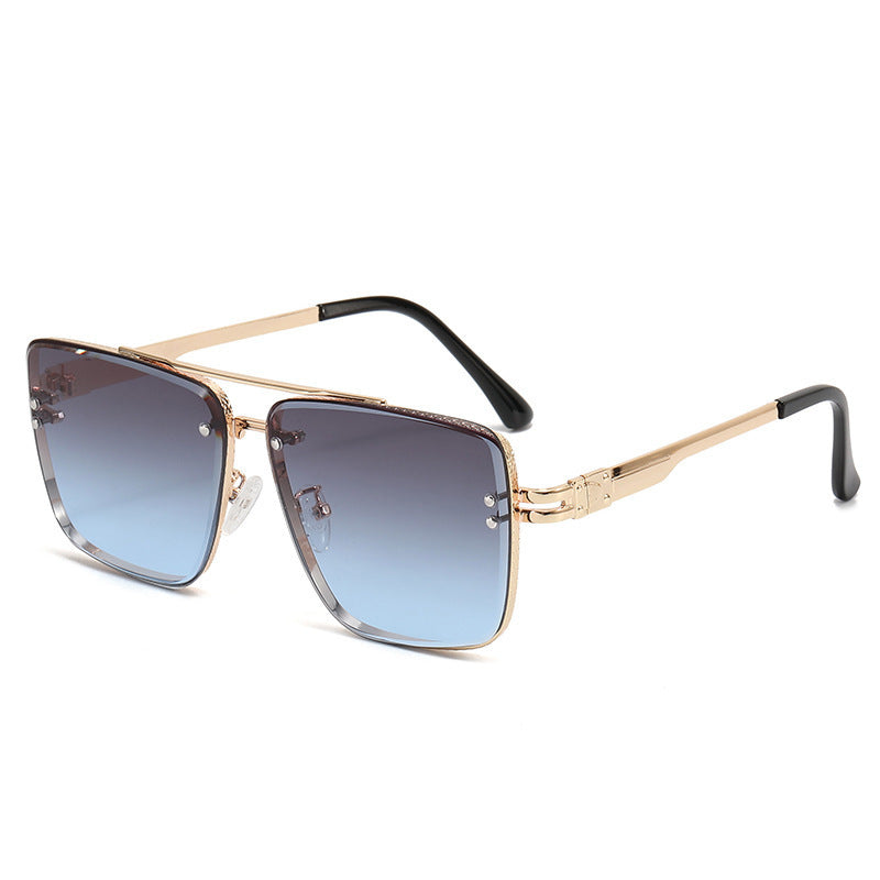 Damen Elegante Oversize-Sonnenbrille mit gradienten Gläsern und auffälligem Rahmen Brehn