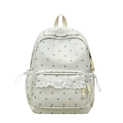 Herz-Print Freizeit Rucksack Brehn
