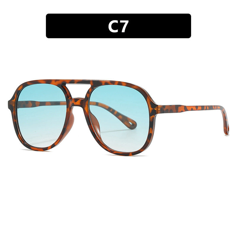 Damen modische Sonnenbrille mit außergewöhnlichem quadratischem Rahmen Brehn