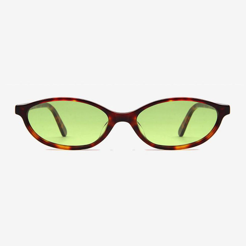 Damen stylische Sonnenbrille im zeitgenössischen Oval-Design Brehn
