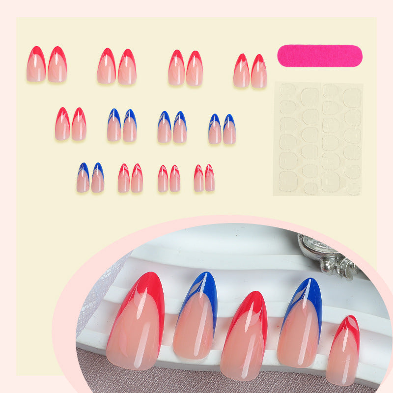 Press-On Nagelkunst Set mit elegantem Farbverlauf Design Brehn