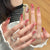 Designer-Rhinestone-beschichtetes Press-On-Nagelset Brehn