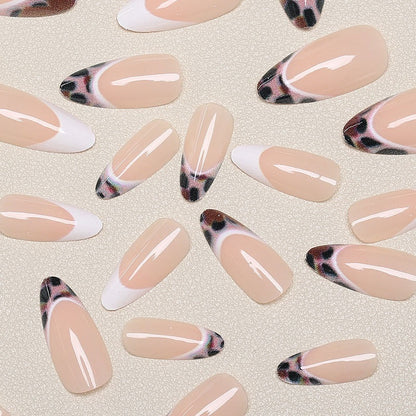 Chic Tiered Animal Print Press-On Nail Set