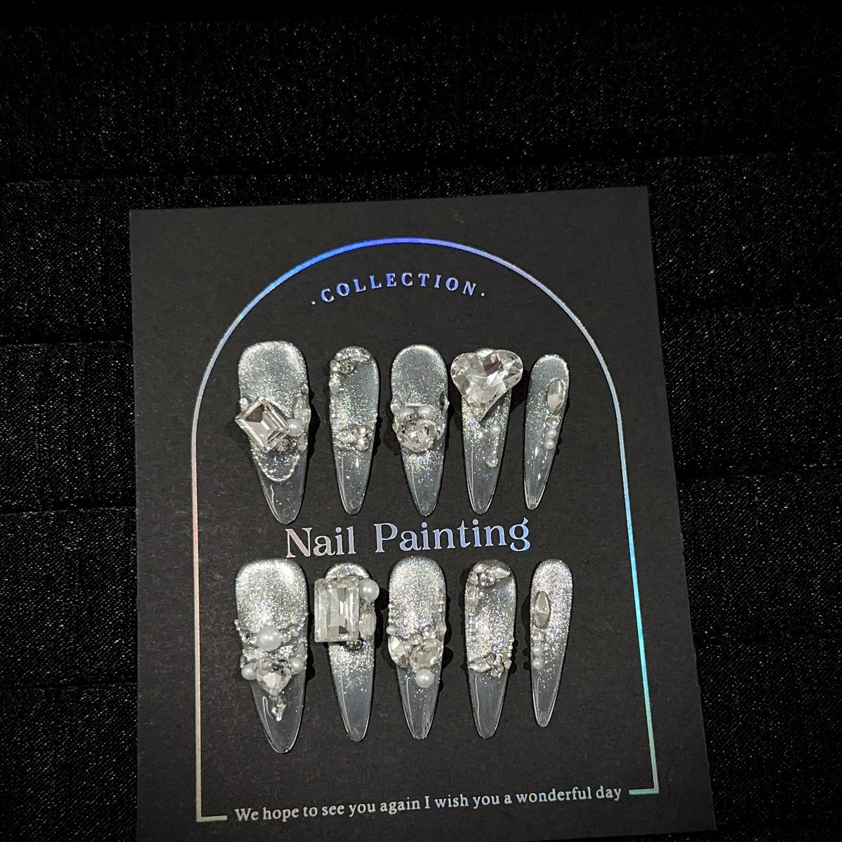 Glamouröse Dekorative Nagelkunst Kollektion