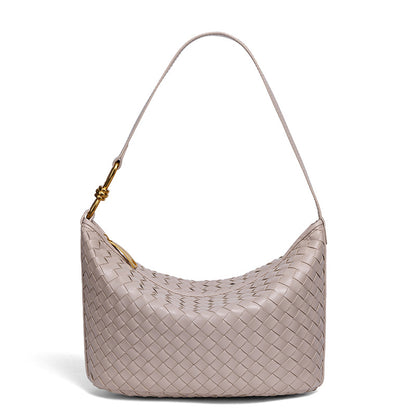 Stylische Geflochtene Leder-Handtasche Brehn