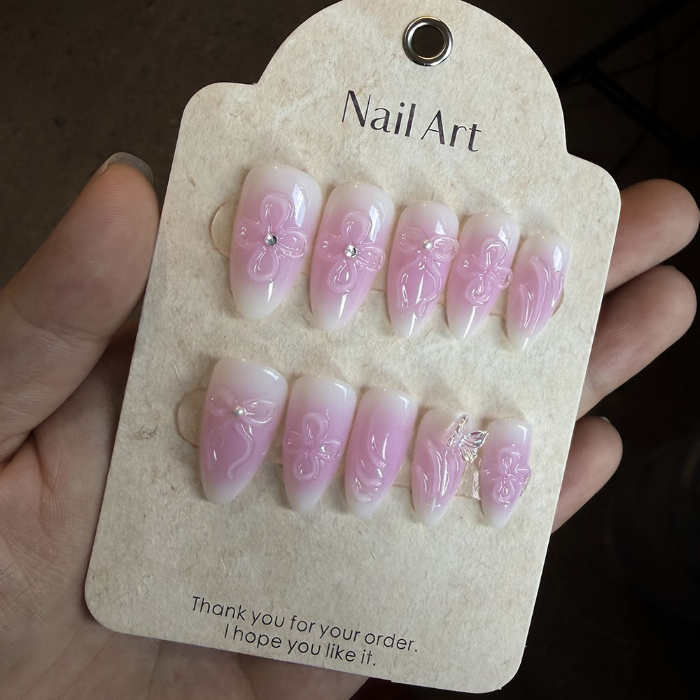 Elegantes Press-On-Nagelset Brehn