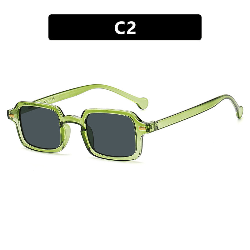 Damen exklusive quadratische Sonnenbrille mit elegantem Metallrahmen und UV-Schutz Brehn