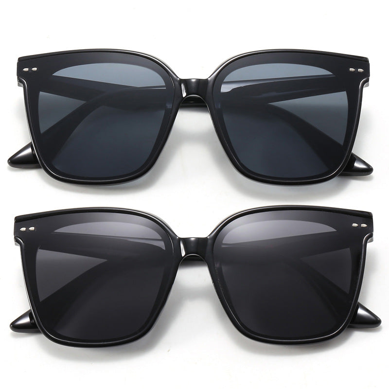 Damen geometrische Sonnenbrille mit luxuriösem Metallrahmen Brehn