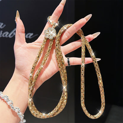 Funkelnde Kristall Charm Brillenband Brehn