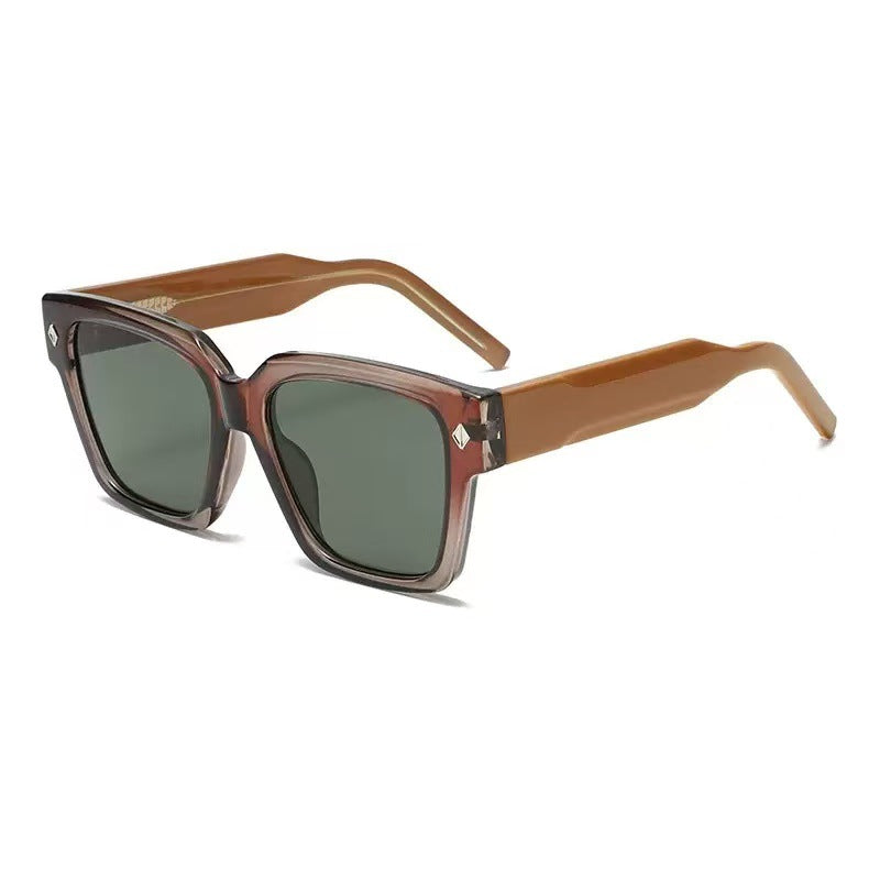 Damen Stylische Sonnenbrille mit markanter quadratischer Fassung Brehn